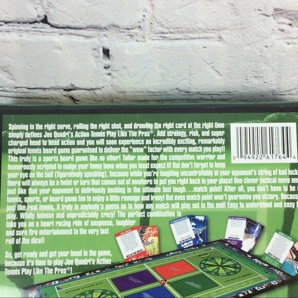 Joe Quadri’s Action Tennis Pro Tennis Board Game - Picture 6 of 7